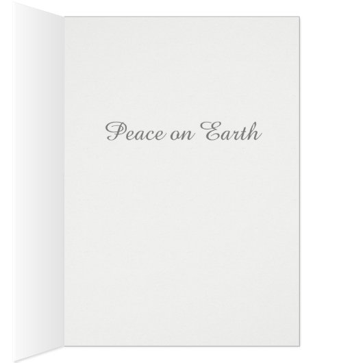 クリスマスカードのウィリアムのMorrisスタイルの平和鳩 (内側 (右))