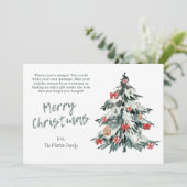 クリスマスカードのオンライン挨拶カード シーズンカード (スタンド正面)