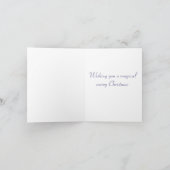 クリスマスカードのキャンデーの妖精 シーズンカード (内部)