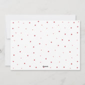 クリスマスカードのクリスマスリーフ シーズンカード (裏面)