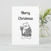 クリスマスカードのシロクマ シーズンカード (スタンド正面)