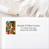 クリスマスカードのセルフアドレス付きラベル ラベル (インサイチュ)