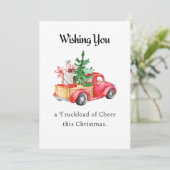 クリスマスカードのトラック応援をお願い シーズンカード (スタンド正面)