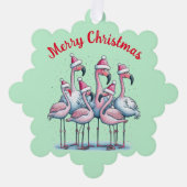 クリスマスカードのパーソナライズオーナメント オーナメントカード (正面)