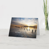 クリスマスカードのミシシッピー湾沿岸 シーズンカード (裏面)