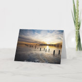 クリスマスカードのミシシッピー湾沿岸 シーズンカード (裏面)