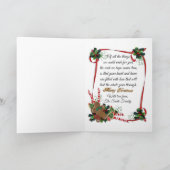 クリスマスカードの写真フレーム シーズンカード (内部)