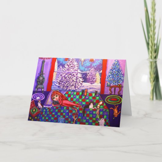 クリスマスカードの前の夜 シーズンカード (正面)