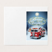 クリスマスカードの挨拶 (外部フラット)