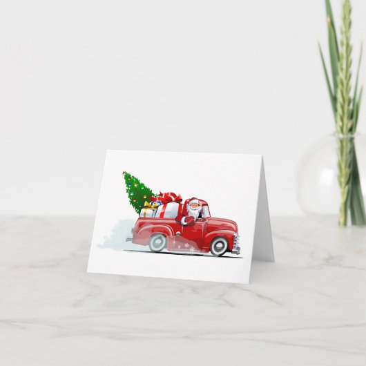 クリスマスカードの挨拶 シーズンカード (正面)