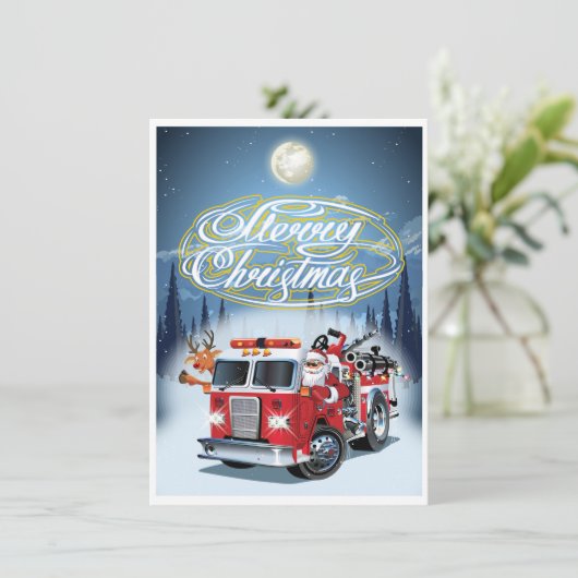 クリスマスカードの挨拶 シーズンカード (スタンド正面)