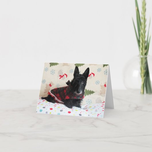 クリスマスカードの準備（テキストあり） カード (正面)