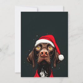 クリスマスカードの犬 シーズンカード
