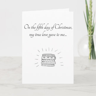 クリスマスカードの第5日 カード