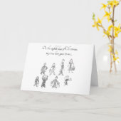 クリスマスカードの第8日 カード (黄色い花)