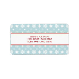 クリスマスカードの郵送住所 シール