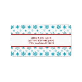 クリスマスカードの郵送住所 シール