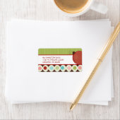 クリスマスカードの郵送住所 シール (インサイチュ)