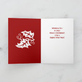 クリスマスカードの額縁 シーズンカード (内部)