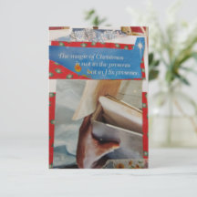 クリスマスカードの魔法