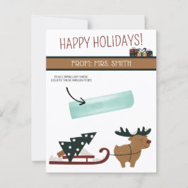 クリスマスカードをカスタマイズ, 小さなプレゼント, ギフトカード 招待状