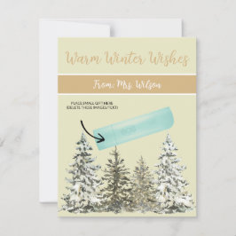 クリスマスカードをカスタマイズ, 小さなプレゼント, ギフトカード 招待状