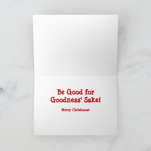 クリスマスカードを出さない方が良いボクサー犬 シーズンカード (内部)