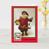 クリスマスカードを動かしている生き物は一人もなかった カード (黄色い花)