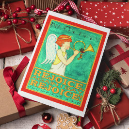 クリスマスカードを喜ぶ シーズンカード