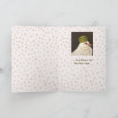 クリスマスカードを持ち運ぶ シーズンカード (内部)