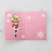 クリスマスカードを持っている カード (内部)