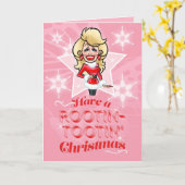 クリスマスカードを持っている カード (黄色い花)