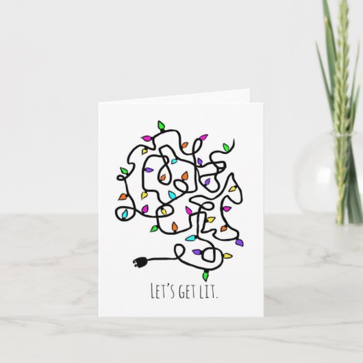 クリスマスカードを点灯させよう。 シーズンカード (正面)