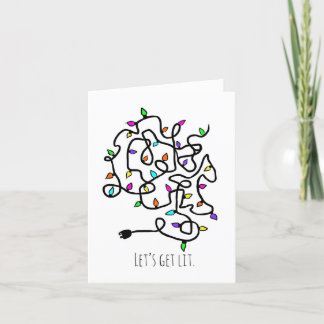 クリスマスカードを点灯させよう。 シーズンカード