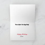 クリスマスカードを落とすまでデッキ カード (内部)