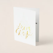 クリスマスカードを飾る季節の贈り物 箔カード (正面)