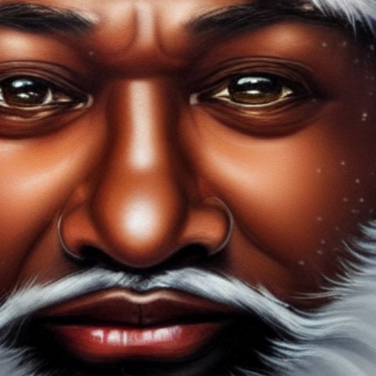 クリスマスカードアフリカンアメリカンサンタクロース シーズンカード