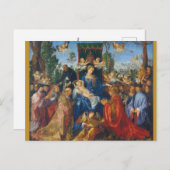 クリスマスカードアルブレヒト1506はがき ポストカード (正面/裏面)