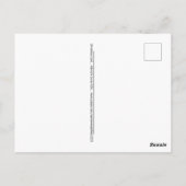 クリスマスカードアルブレヒト1506はがき ポストカード (裏面)