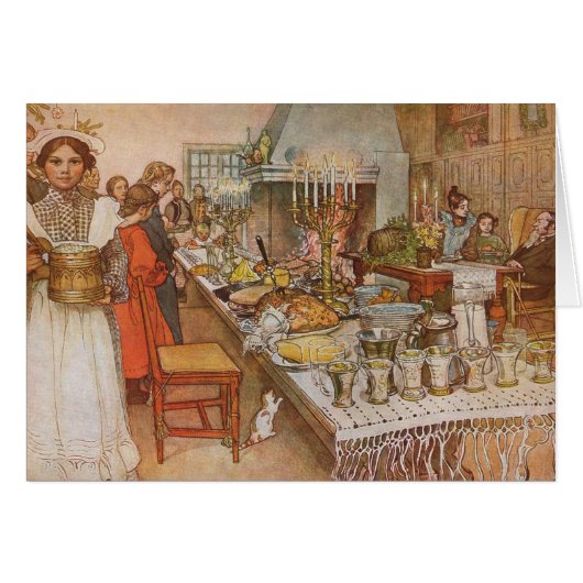 クリスマスカードイブCarl Larsson 1904 (正面横)