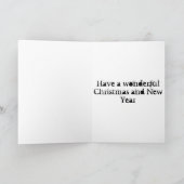 クリスマスカードオリジナルヴィンテージデザイン シーズンカード (内部)