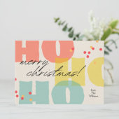 クリスマスカードオンラインパーソナライズされたクリスマスカード シーズンカード (スタンド正面)