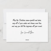 クリスマスカードオーストラリアKangaroo Ausie シーズンカード (裏面)