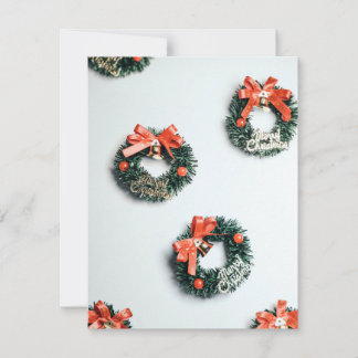 クリスマスカードオーナメントと引用文 シーズンカード