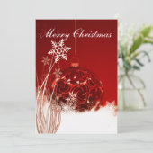 クリスマスカードオーナメント。 招待状 (スタンド正面)