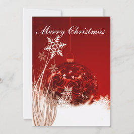 クリスマスカードオーナメント。 招待状