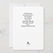 クリスマスカードカップと木 (裏面)