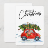 クリスマスカードカップと木 (正面/裏面)
