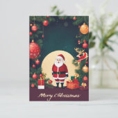 クリスマスカードキャビン サンキューカード (スタンド正面)