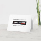 クリスマスカードギフト券 シーズンカード (裏面)